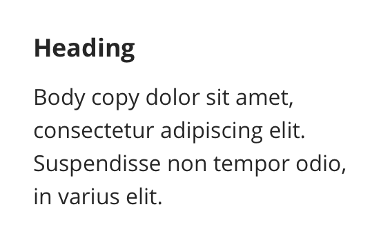 Text using grayscale